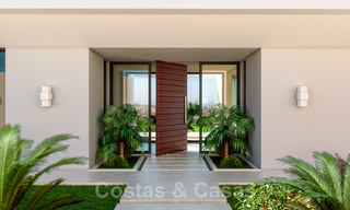 Modernistische villa te koop in het golfresort van Mijas met panoramisch zeezicht 39801 