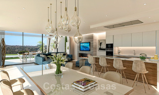 Modernistische villa te koop in het golfresort van Mijas met panoramisch zeezicht 39803 