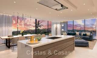 Modernistische villa te koop in het golfresort van Mijas met panoramisch zeezicht 39805 
