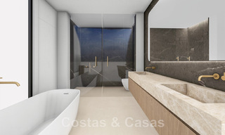 Luxueuze, nieuwbouw villa’s te koop aan de strandzijde met zeezicht in Marbella Oost 44077 