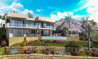 Moderne, nieuwbouw villa’s te koop met panoramisch zeezicht, nabij Mijas Pueblo, Costa del Sol 39862 