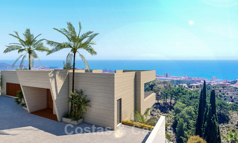 Moderne, nieuwbouw villa’s te koop met panoramisch zeezicht, nabij Mijas Pueblo, Costa del Sol 39863