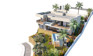 Moderne, nieuwbouw villa’s te koop met panoramisch zeezicht, nabij Mijas Pueblo, Costa del Sol 39864 