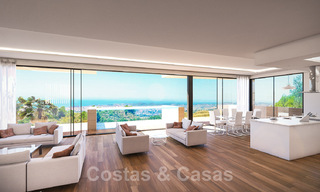 Moderne, nieuwbouw villa’s te koop met panoramisch zeezicht, nabij Mijas Pueblo, Costa del Sol 39866 