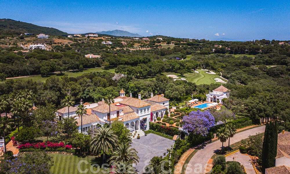 Adembenemend, stijlvol, andalusisch landgoed te koop op eerstelijns golf in Altos de Valderrama, Sotogrande 39978
