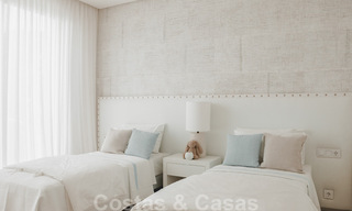 Instapklare, moderne - Andalusische, luxueuze nieuwbouw appartementen te koop met zeezicht in een gated resort in Benahavis - Marbella 40261 