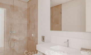 Instapklare, moderne - Andalusische, luxueuze nieuwbouw appartementen te koop met zeezicht in een gated resort in Benahavis - Marbella 40263 