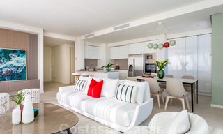 Instapklare, moderne - Andalusische, luxueuze nieuwbouw appartementen te koop met zeezicht in een gated resort in Benahavis - Marbella 40273 