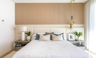 Instapklare, moderne - Andalusische, luxueuze nieuwbouw appartementen te koop met zeezicht in een gated resort in Benahavis - Marbella 40278 