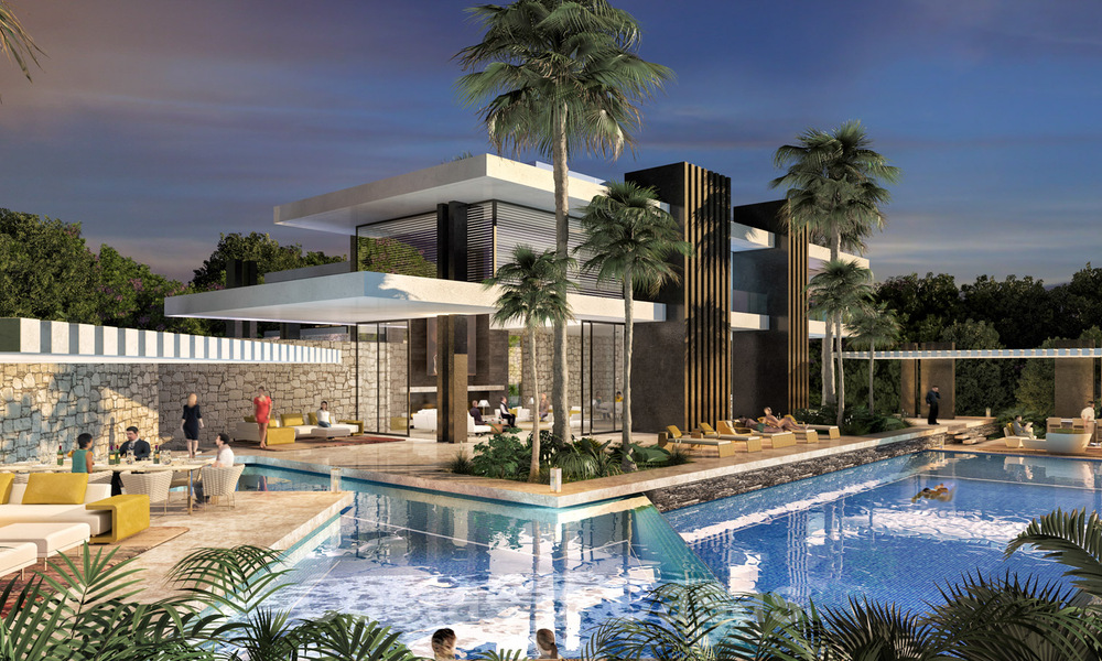 Bouwgrond + exclusief bouwproject te koop voor een eigentijdse, moderne villa op de Golden Mile, Marbella 40310
