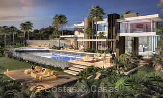 Bouwgrond + exclusief bouwproject te koop voor een eigentijdse, moderne villa op de Golden Mile, Marbella 40311 