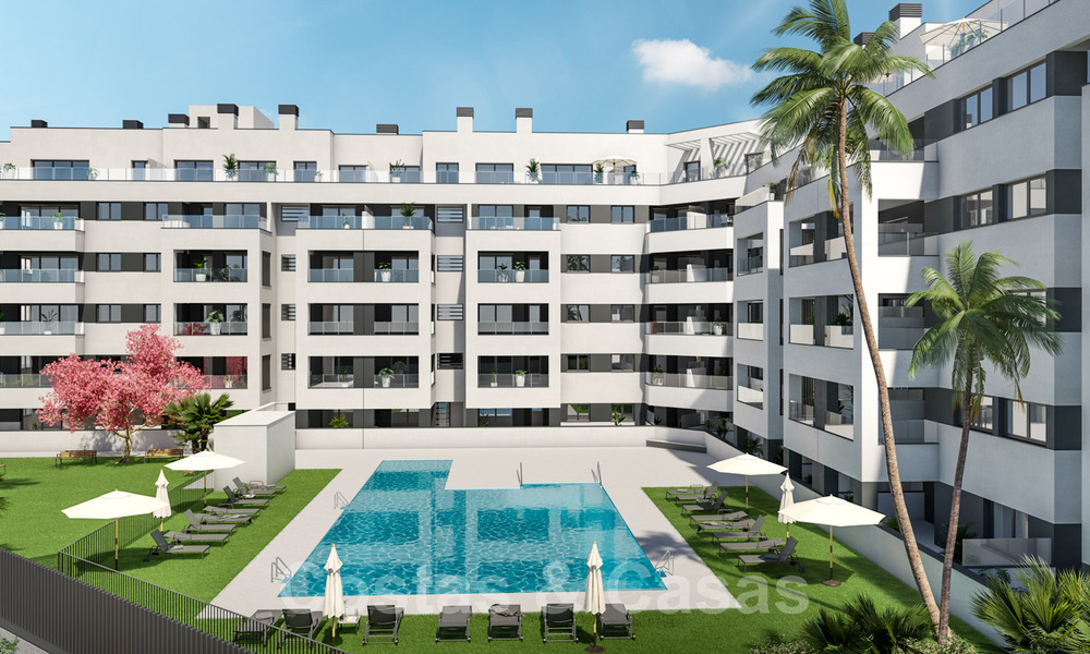 Instapklare, moderne - nieuwbouwappartementen te koop in Marbella centrum op een steenworp van het strand 40353