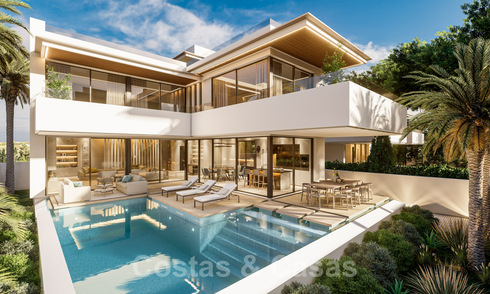 Fantastische, moderne, nieuwbouwvilla te koop, in een strandwijk van San Pedro in Marbella 40545