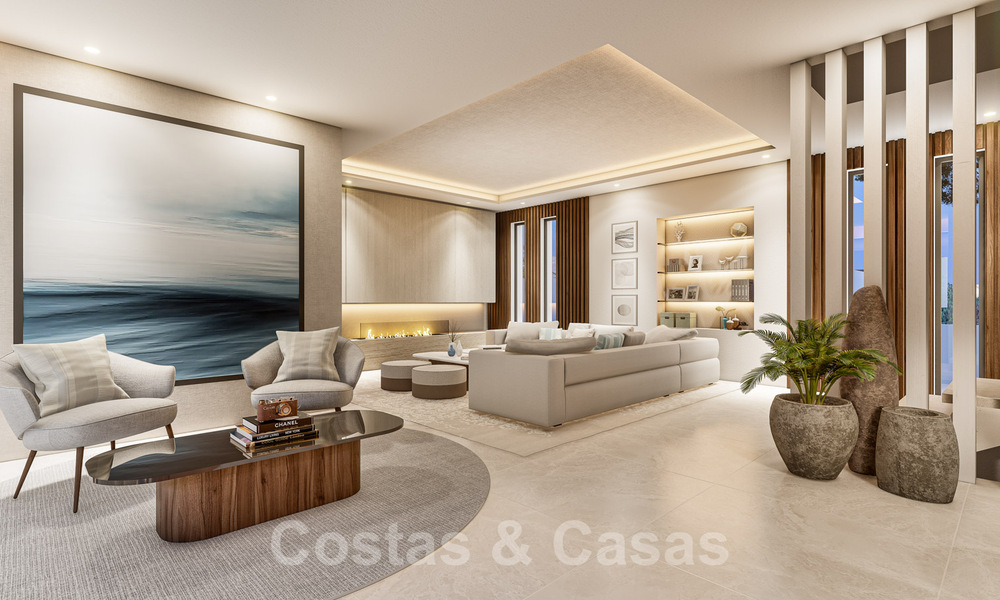 Moderne nieuwbouw villa te koop, op wandelafstand van het strand, beachside San Pedro de Alcantara, Marbella 40553