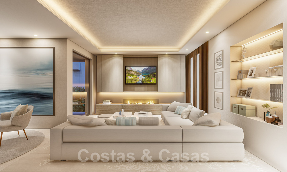 Moderne nieuwbouw villa te koop, op wandelafstand van het strand, beachside San Pedro de Alcantara, Marbella 40554