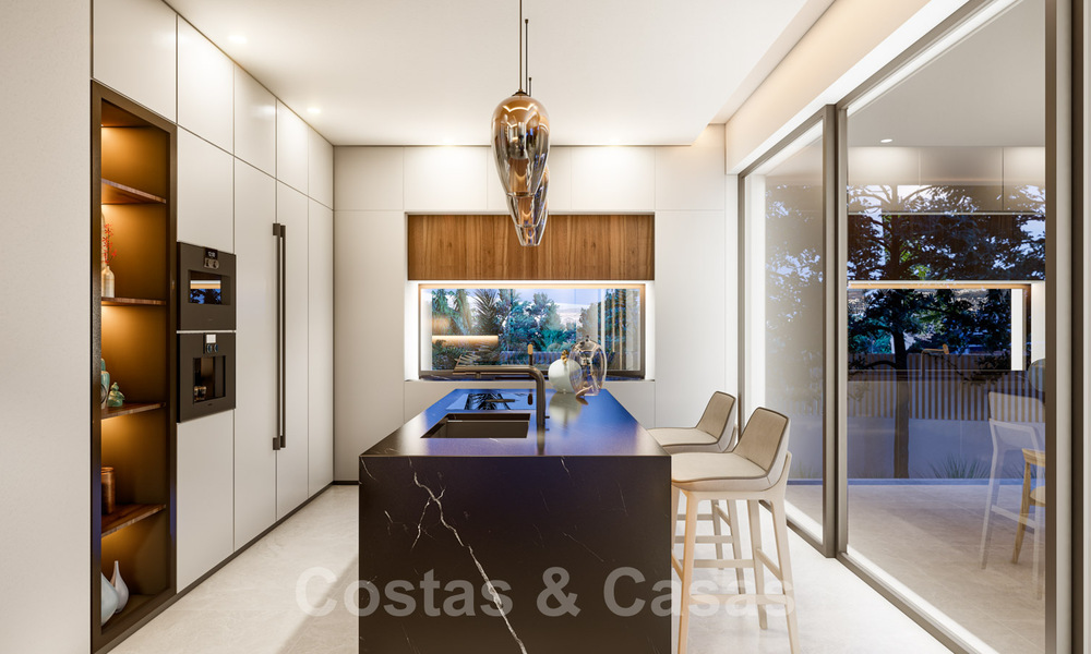 Moderne nieuwbouw villa te koop, op wandelafstand van het strand, beachside San Pedro de Alcantara, Marbella 40556
