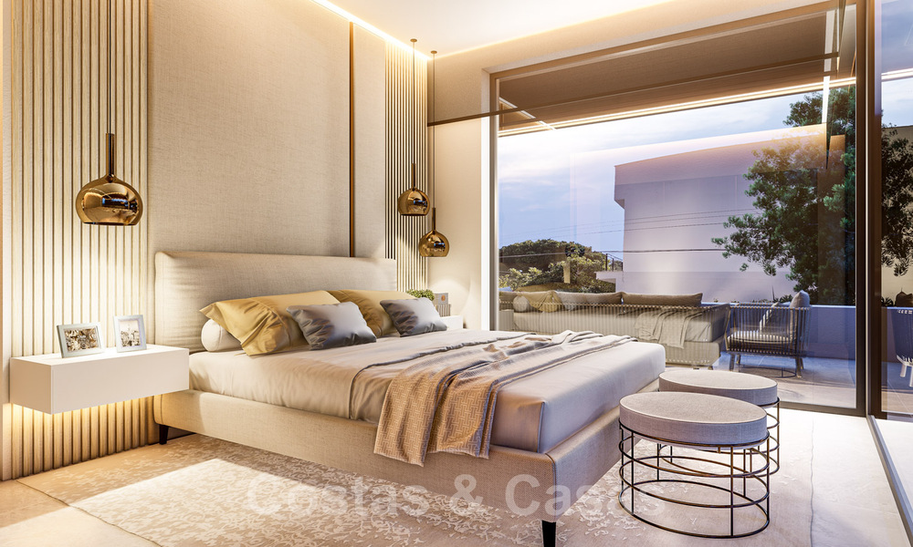 Moderne nieuwbouw villa te koop, op wandelafstand van het strand, beachside San Pedro de Alcantara, Marbella 40559