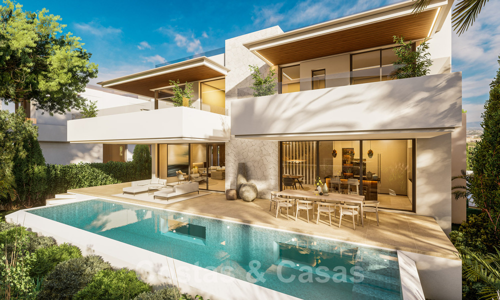 Moderne nieuwbouw villa te koop, op wandelafstand van het strand, beachside San Pedro de Alcantara, Marbella 40562