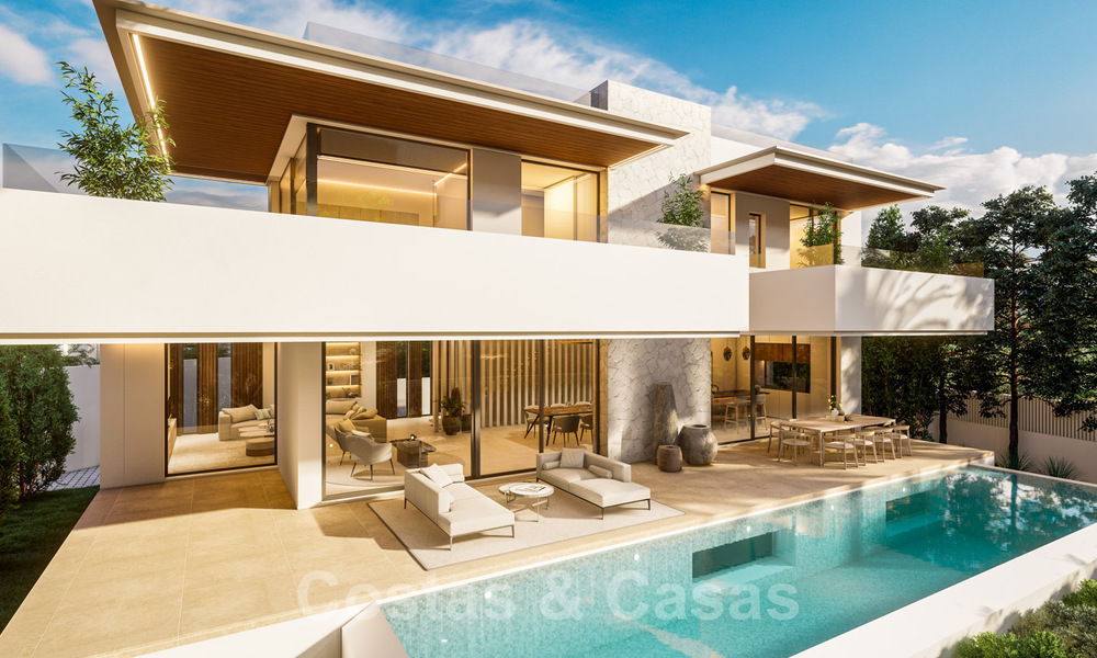 Moderne nieuwbouw villa te koop, op wandelafstand van het strand, beachside San Pedro de Alcantara, Marbella 40564
