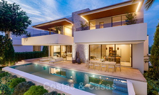 Moderne nieuwbouw villa te koop, op wandelafstand van het strand, beachside San Pedro de Alcantara, Marbella 40566 