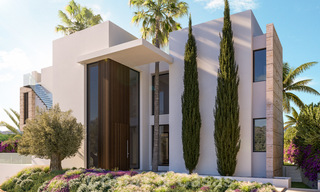 Luxe nieuwbouwvilla’s te koop, met zeezicht, in een gated community op de Golden Mile, Marbella 41148 