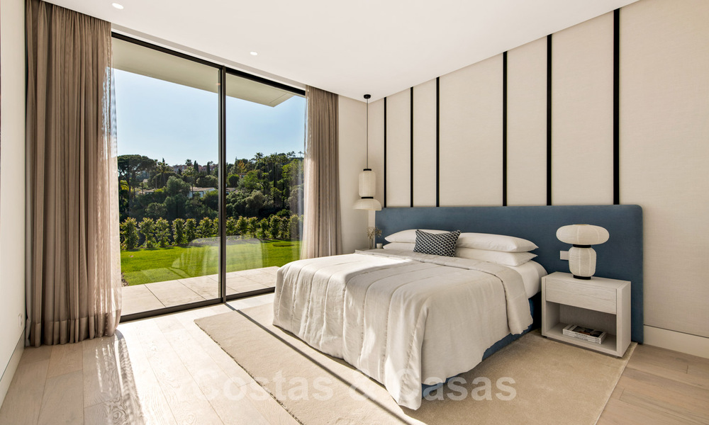 Royale, moderne villa te koop met spectaculair open zeezicht in een gated community in Benahavis - Marbella 40694