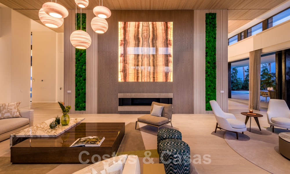 Royale, moderne villa te koop met spectaculair open zeezicht in een gated community in Benahavis - Marbella 40765