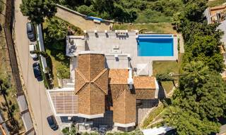 Magnifieke, traditionele, Andalusische luxevilla te koop met panoramisch zeezicht in Benahavis - Marbella 40801 