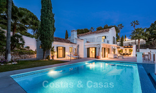 Magnifieke, traditionele, Andalusische luxevilla te koop met panoramisch zeezicht in Benahavis - Marbella 40804 
