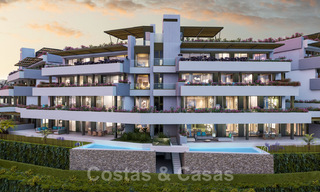 Nieuw op de markt! Nieuwe, moderne, luxe appartementen te koop met panoramisch zeezicht in Marbella - Benahavis 41178 