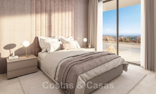 Nieuw op de markt! Nieuwe, moderne, luxe appartementen te koop met panoramisch zeezicht in Marbella - Benahavis 41207 