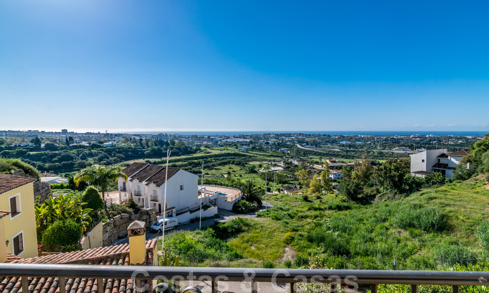 Luxueus, duplex penthouse te koop met panoramisch zeezicht in Benahavis - Marbella 41461