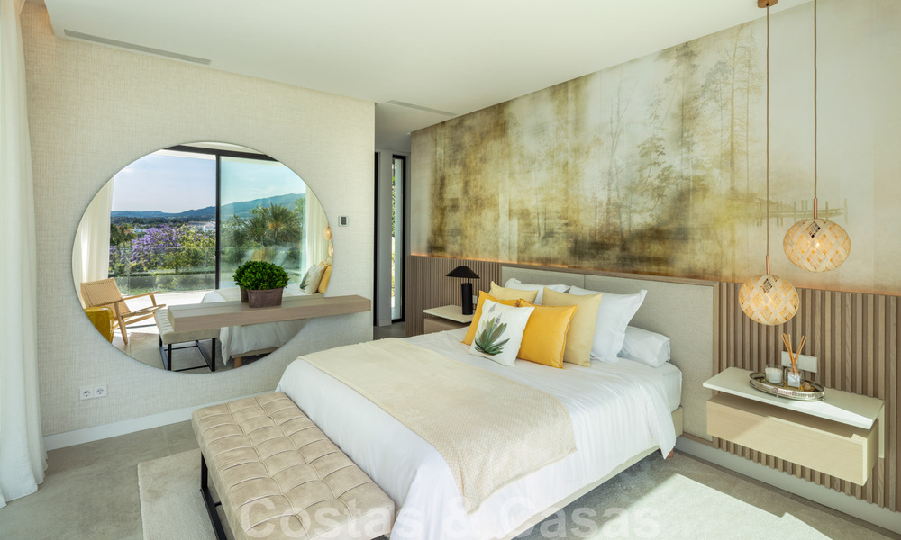 Luxueuze, LA-stijl villa te koop, met een open zicht op de La Concha berg in Nueva Andalucia - Marbella 41718