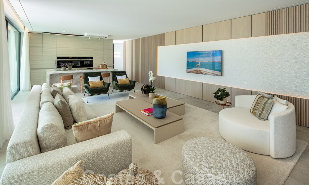 Luxueuze, LA-stijl villa te koop, met een open zicht op de La Concha berg in Nueva Andalucia - Marbella 41728