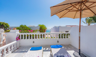 Charmant huis te koop, in een complex direct aan het strand, met prachtig zeezicht op de Golden Mile - Marbella 41646 