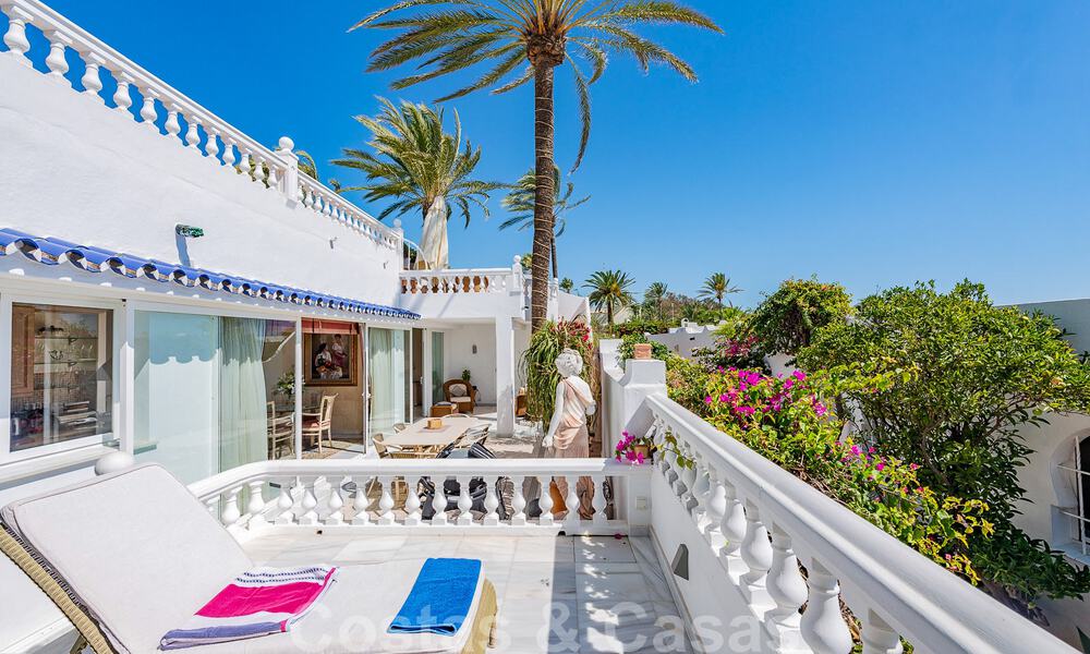 Charmant huis te koop, in een complex direct aan het strand, met prachtig zeezicht op de Golden Mile - Marbella 41657
