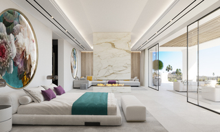 Nieuwe luxevilla, eerstelijns golf met uitzicht op de golfbaan te koop in Benahavis - Marbella 41752 