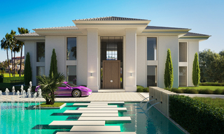 Nieuwe luxevilla, eerstelijns golf met uitzicht op de golfbaan te koop in Benahavis - Marbella 41760 