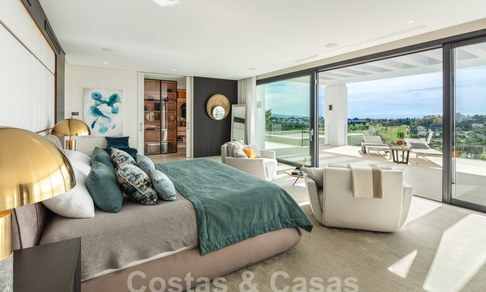 Moderne villa te koop met panoramisch zeezicht in Marbella - Benahavis 58757