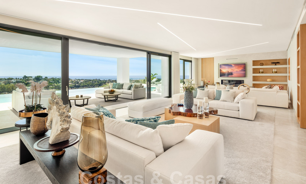 Moderne villa te koop met panoramisch zeezicht in Marbella - Benahavis 58763