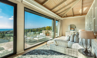 Nieuw op de markt! Eigentijdse, moderne luxevilla te koop in resort stijl met panoramisch zeezicht in Cascada de Camojan in Marbella 42092 
