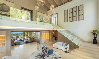 Eigentijdse, moderne luxevilla te koop in resort stijl met panoramisch zeezicht in Cascada de Camojan in Marbella 42099 