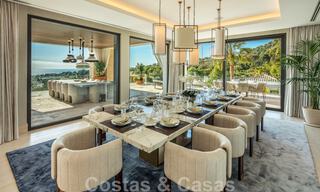 Eigentijdse, moderne luxevilla te koop in resort stijl met panoramisch zeezicht in Cascada de Camojan in Marbella 42114 