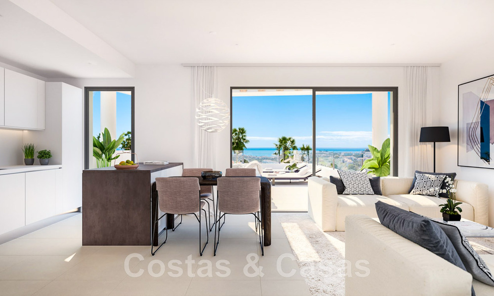 Moderne appartementen te koop, met mediterrane uitzichten, in La Cala de Mijas - Costa del Sol 42064