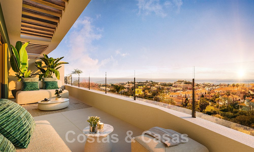 Moderne appartementen te koop, met mediterrane uitzichten, in La Cala de Mijas - Costa del Sol 42070