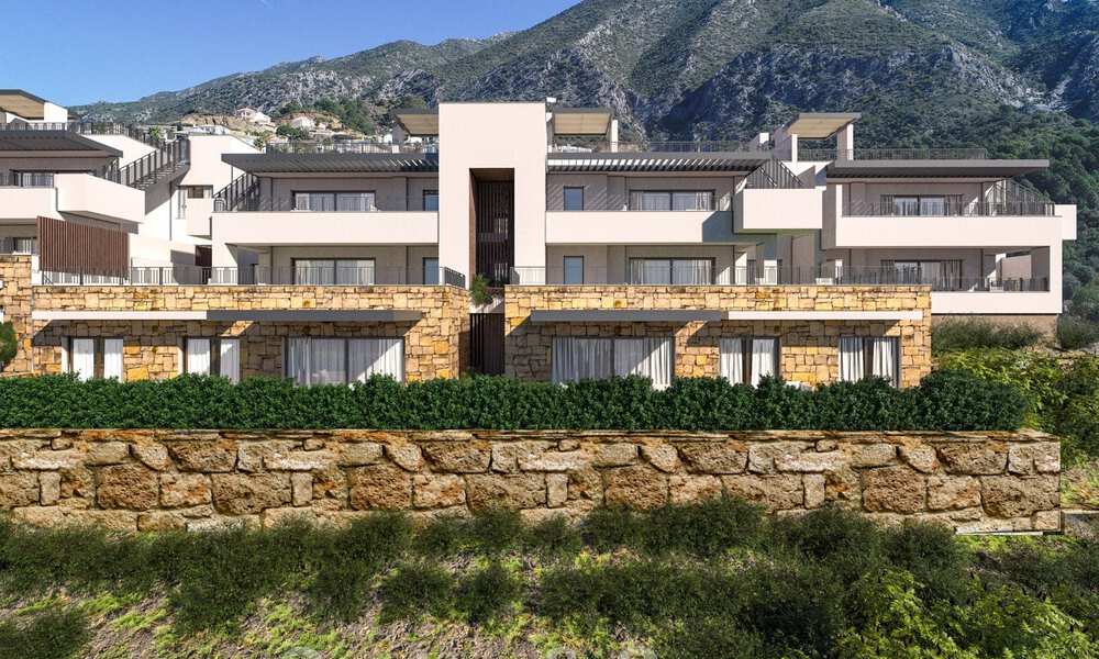 Nieuwe luxe appartementen te koop, met een onverstoord uitzicht op het meer, de bergen en op de kust richting Gibraltar, gelegen in het rustige Istán, Costa del Sol 42601