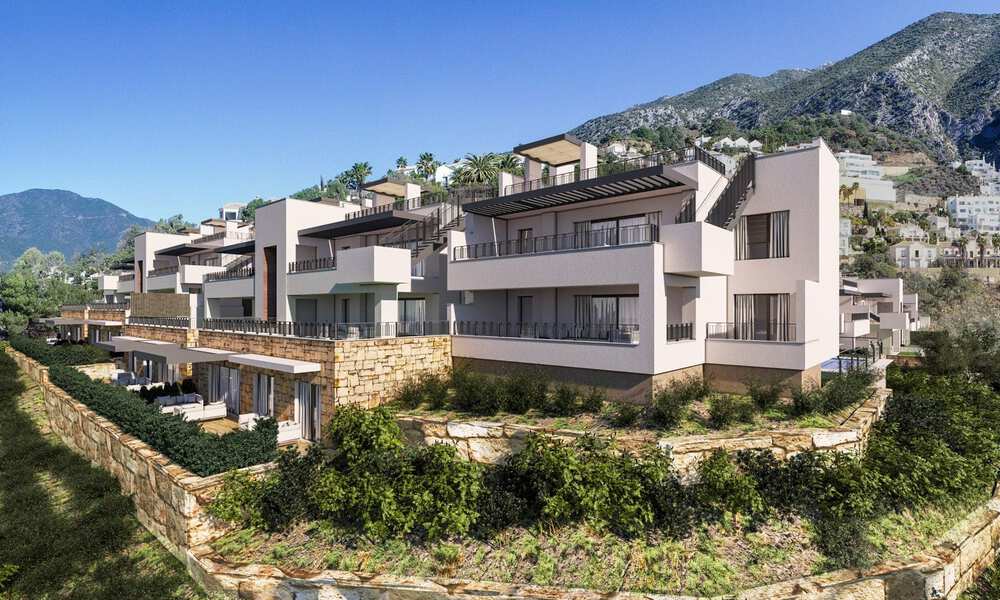 Nieuwe luxe appartementen te koop, met een onverstoord uitzicht op het meer, de bergen en op de kust richting Gibraltar, gelegen in het rustige Istán, Costa del Sol 42603