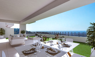 Nieuwe luxe appartementen te koop, met een onverstoord uitzicht op het meer, de bergen en op de kust richting Gibraltar, gelegen in het rustige Istán, Costa del Sol 42610 
