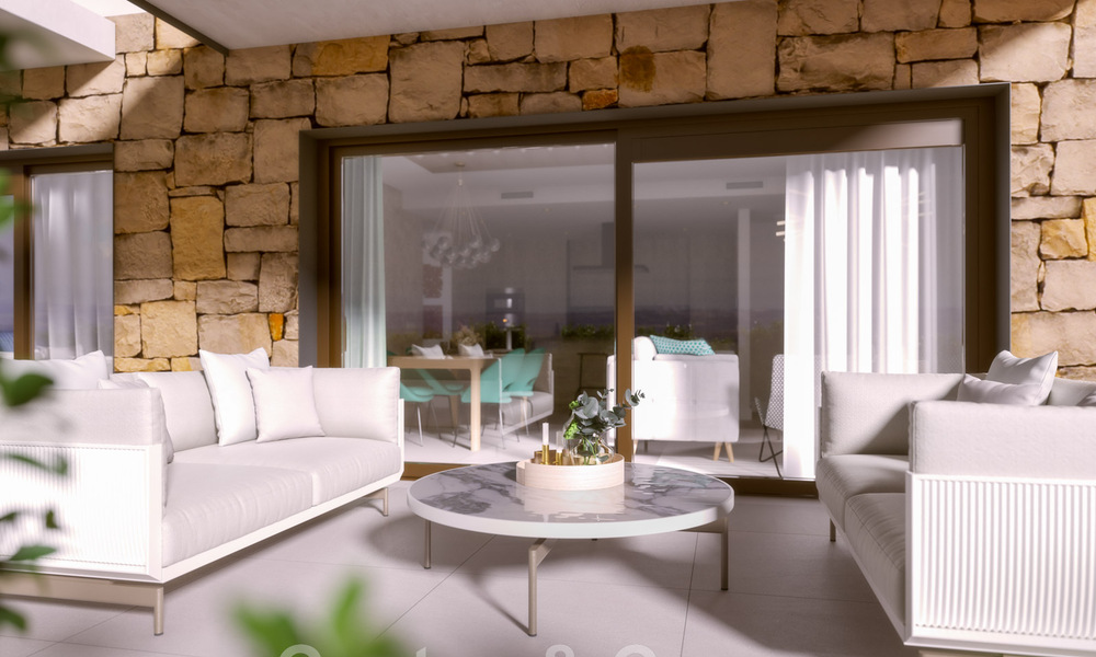 Nieuwe luxe appartementen te koop, met een onverstoord uitzicht op het meer, de bergen en op de kust richting Gibraltar, gelegen in het rustige Istán, Costa del Sol 42613