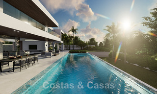 Modernistische luxevilla te koop op loopafstand van het strand in Guadalmina Baja, Marbella 42591 